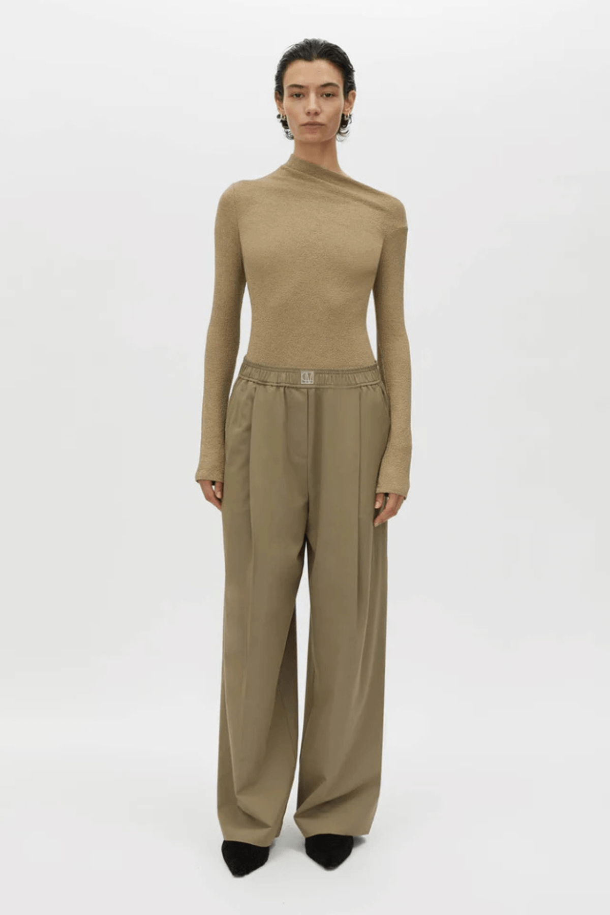 ZENO MONOGRAM PANT KHAKI