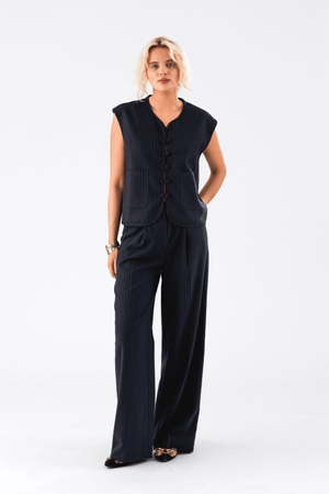 ABBEY VEST DARK NAVY