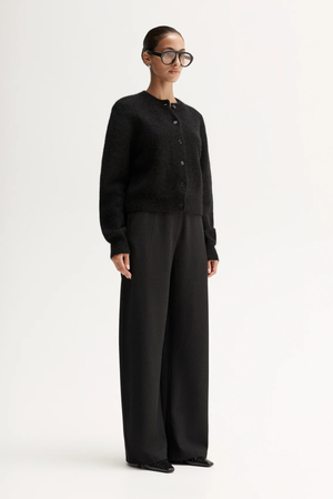 ABIGAIL KNIT CARDIGAN BLACK