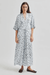 ADIRA PRINTED DRESS GRAY DAWN