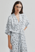 ADIRA PRINTED DRESS GRAY DAWN