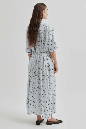 ADIRA PRINTED DRESS GRAY DAWN