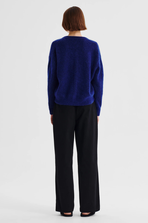 ALBI KNIT CARDIGAN COBALT
