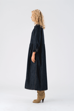 ALIYA MAXI DRESS BLUE