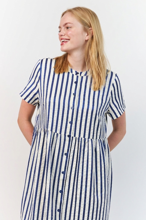 ALIYA MAXI DRESS BLUE