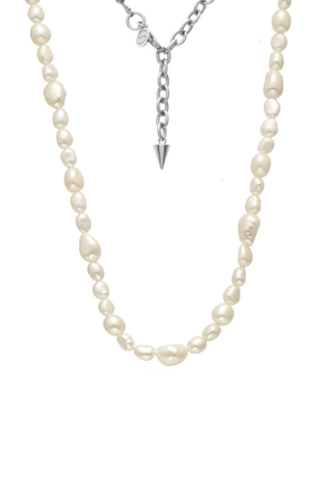 ALLURE NECKLACE PEARL/SILVER