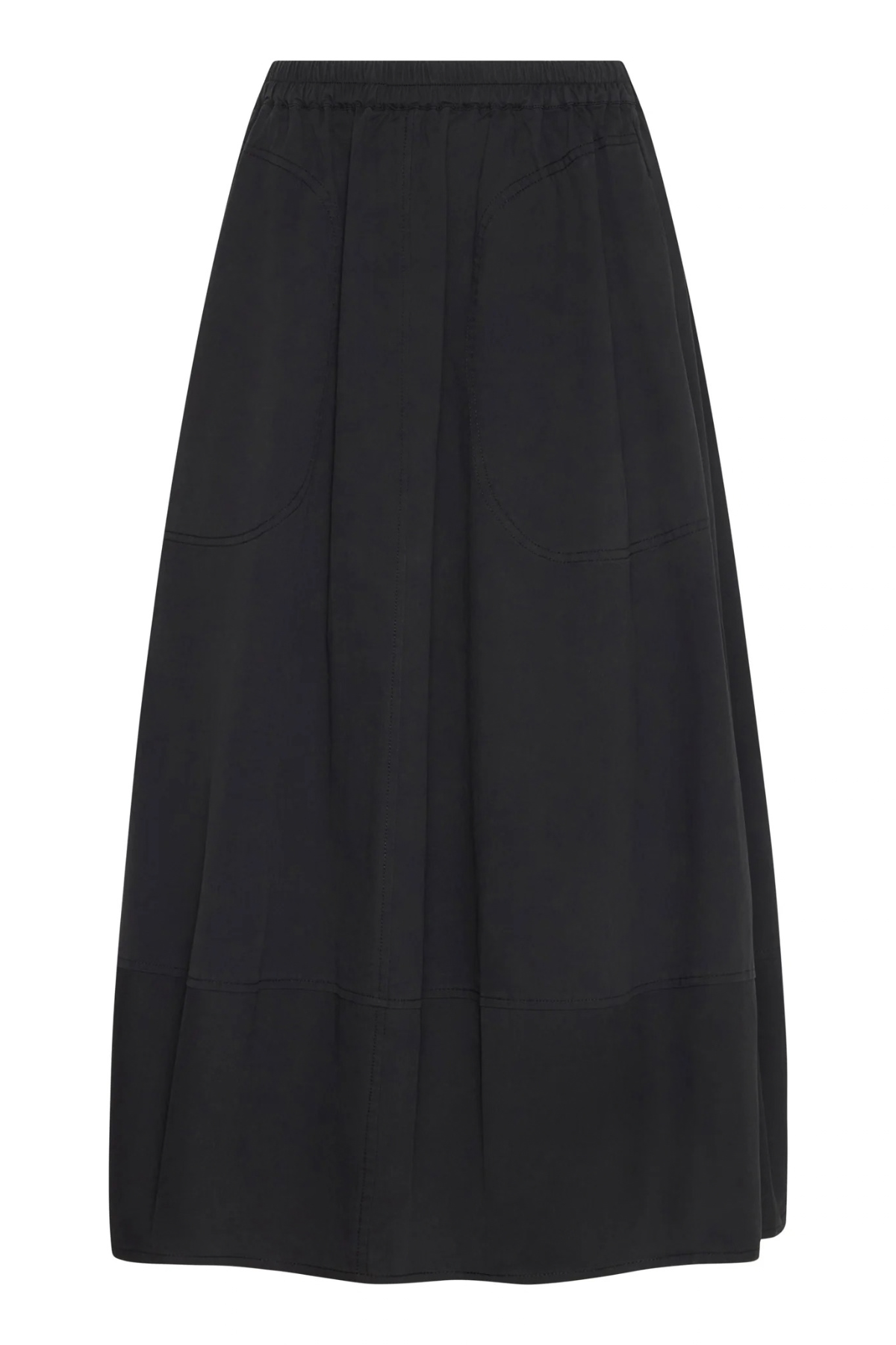 ALMA BUBBLE SKIRT BLACK