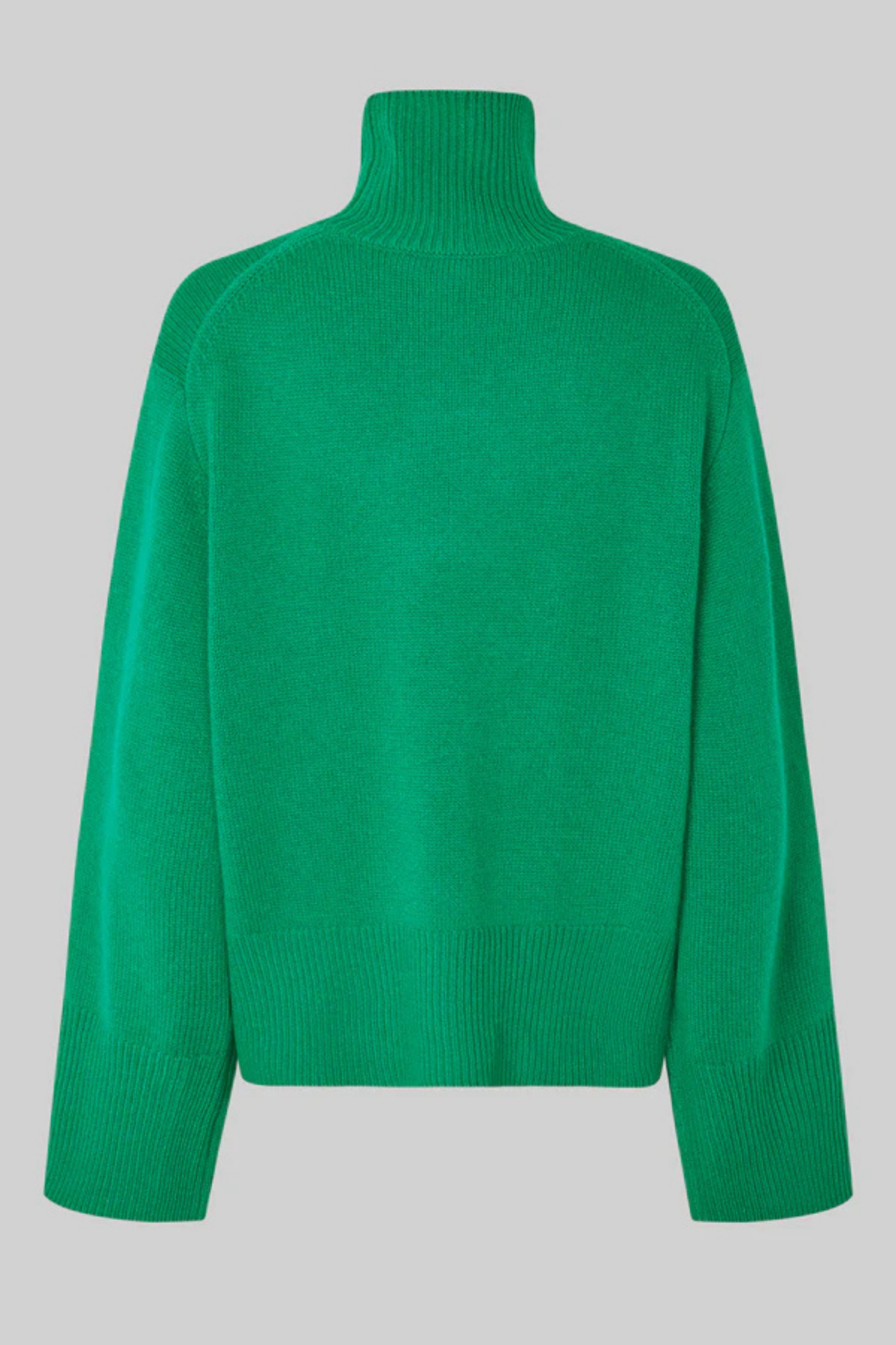 ALPHA WOOL HIGH NECK KNIT LUSH MEADOW