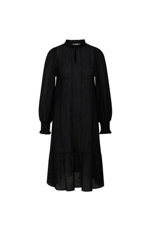 ANAIS DRESS SOLID BLACK