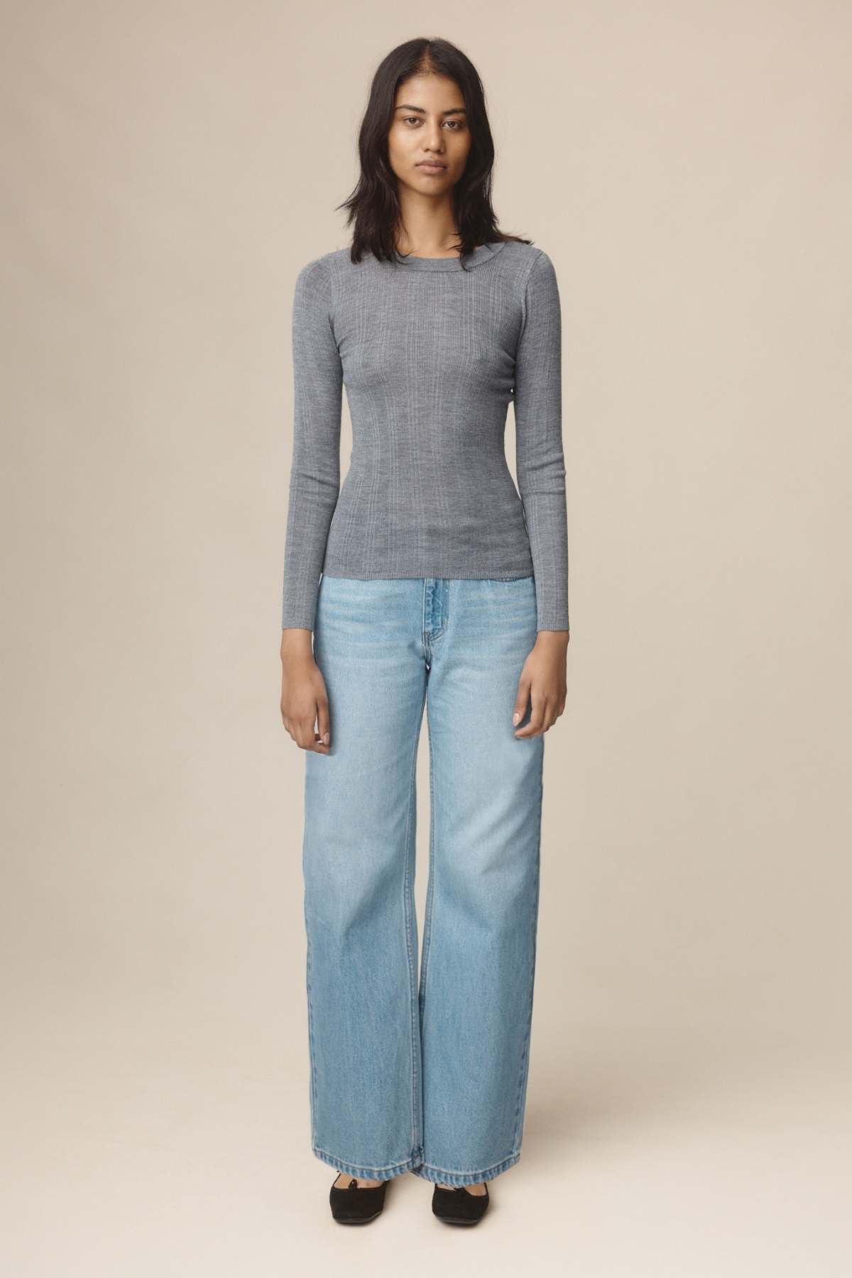 ANA TOP SOFT CHARCOAL