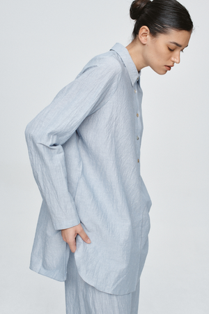 ANDERS DRESS BLEU STRIPE