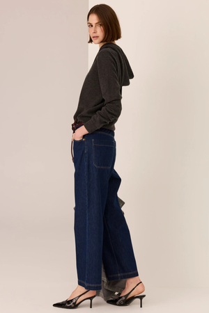 ANDIE CROPPED JEAN DARK WASH