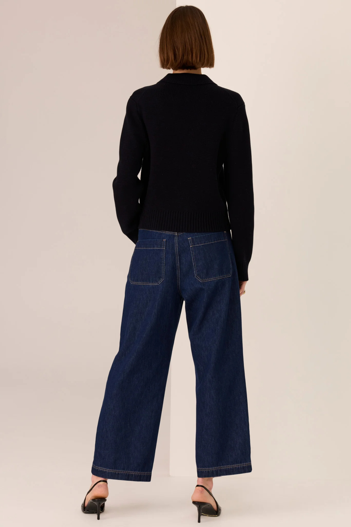 ANDIE CROPPED JEAN DARK WASH