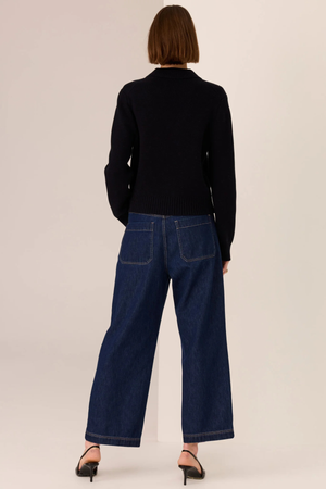 ANDIE CROPPED JEAN DARK WASH