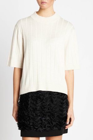 ANEMONE GLADY KNIT WHITE CREAM