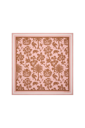 ANIMAL KINGDOM CLASSIC SILK SCRAF PINK