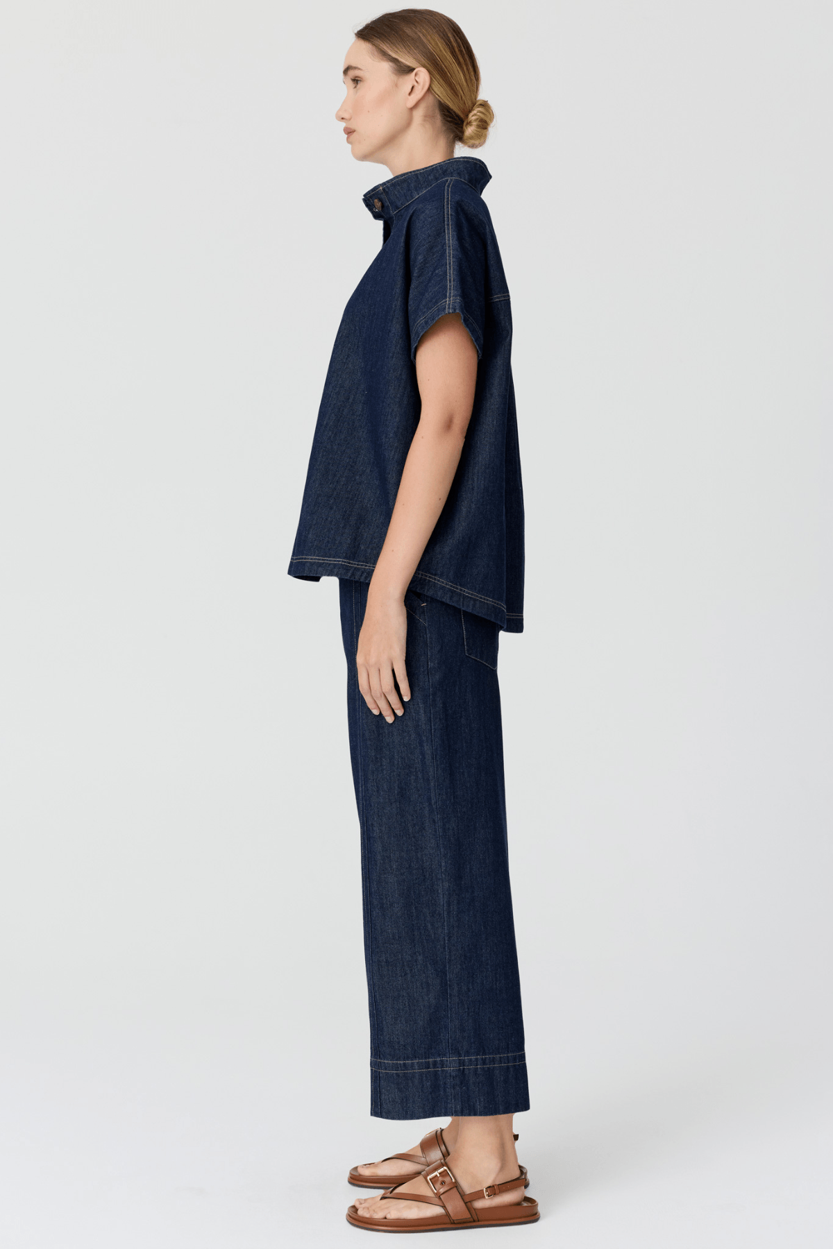ANISE CROP PANT DENIM