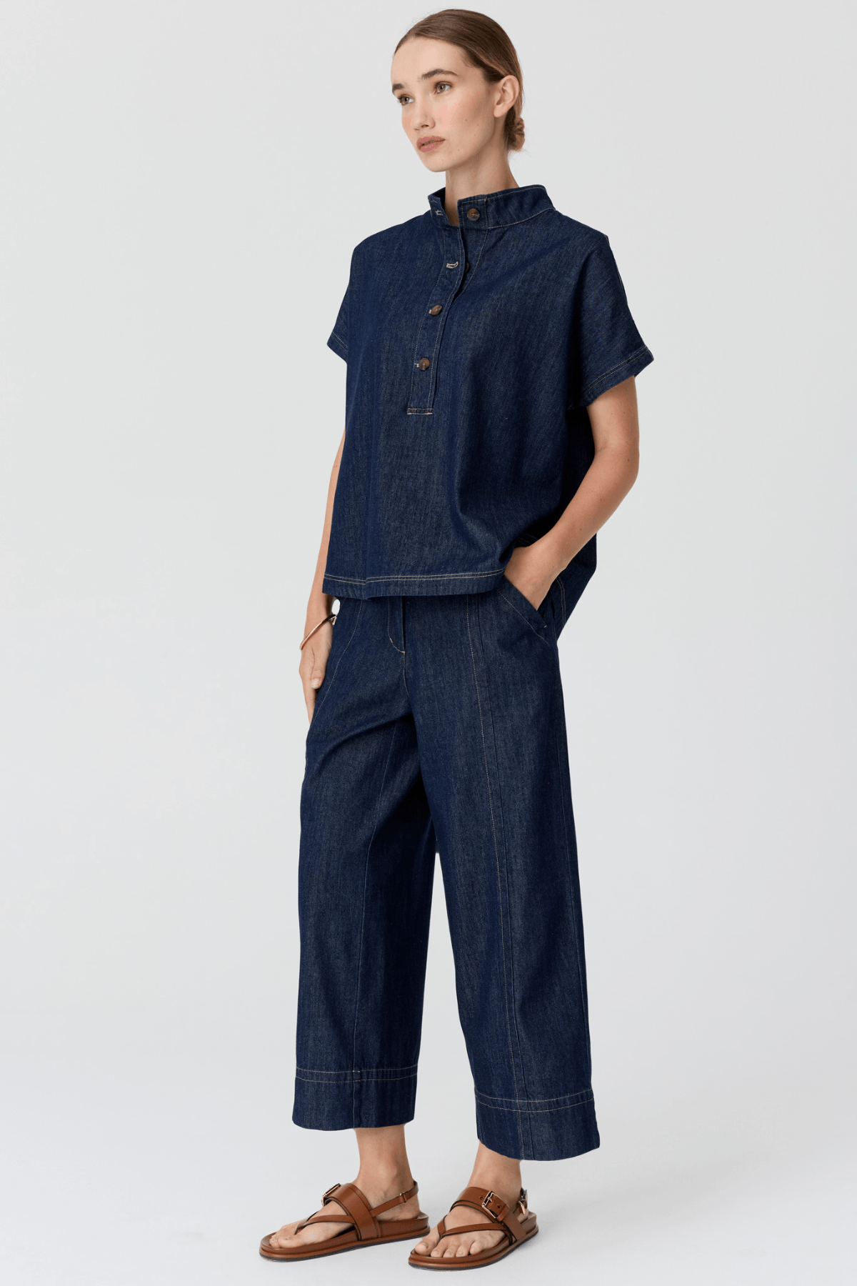 ANISE CROP PANT DENIM