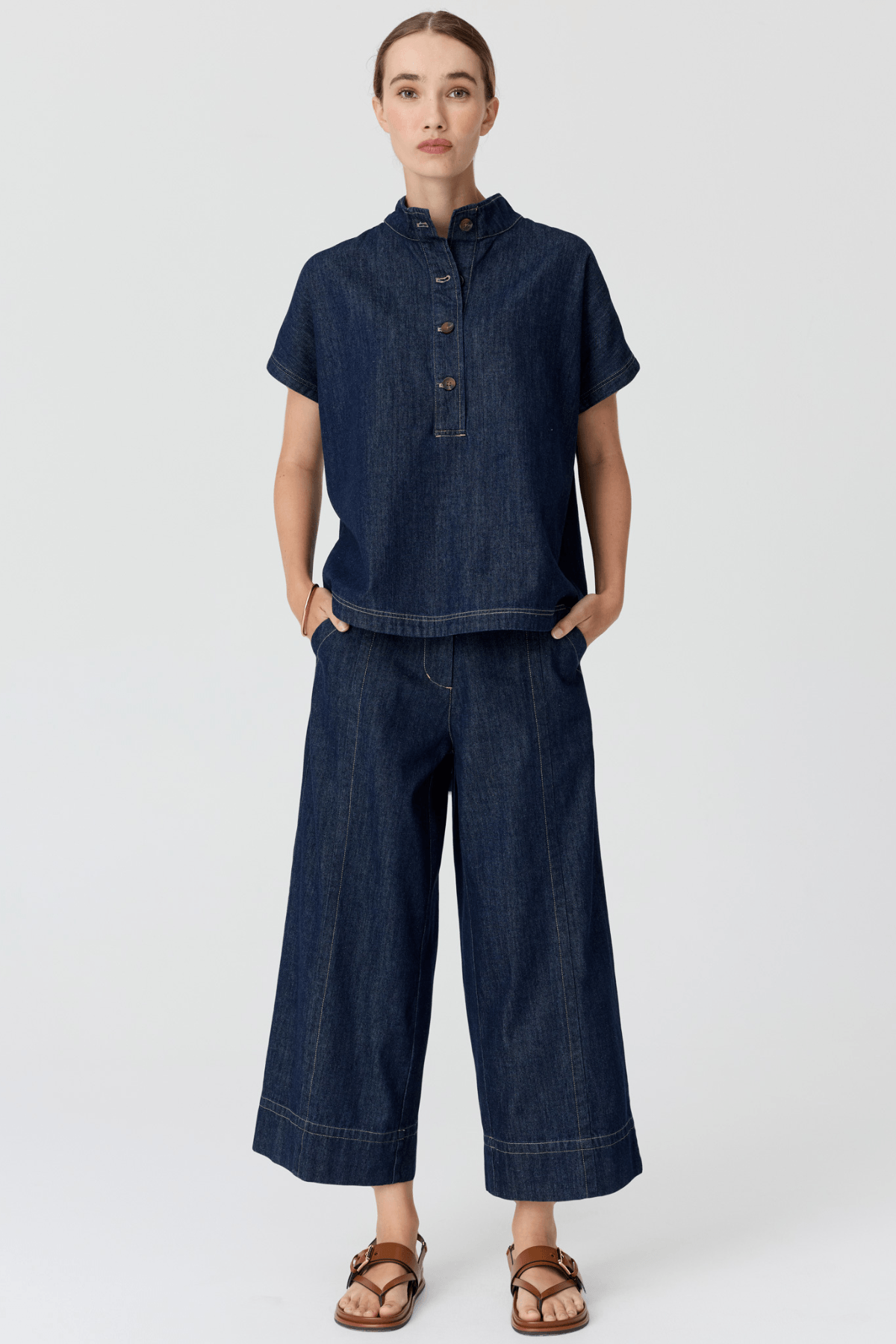 ANISE CROP PANT DENIM