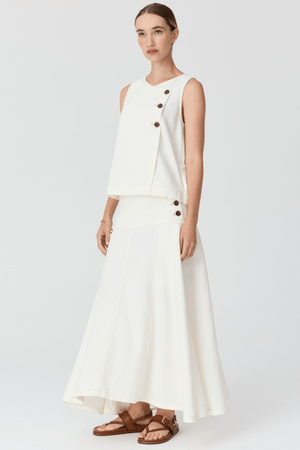 ANISE BUTTON TANK CHALK