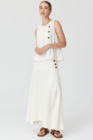ANISE BUTTON TANK CHALK