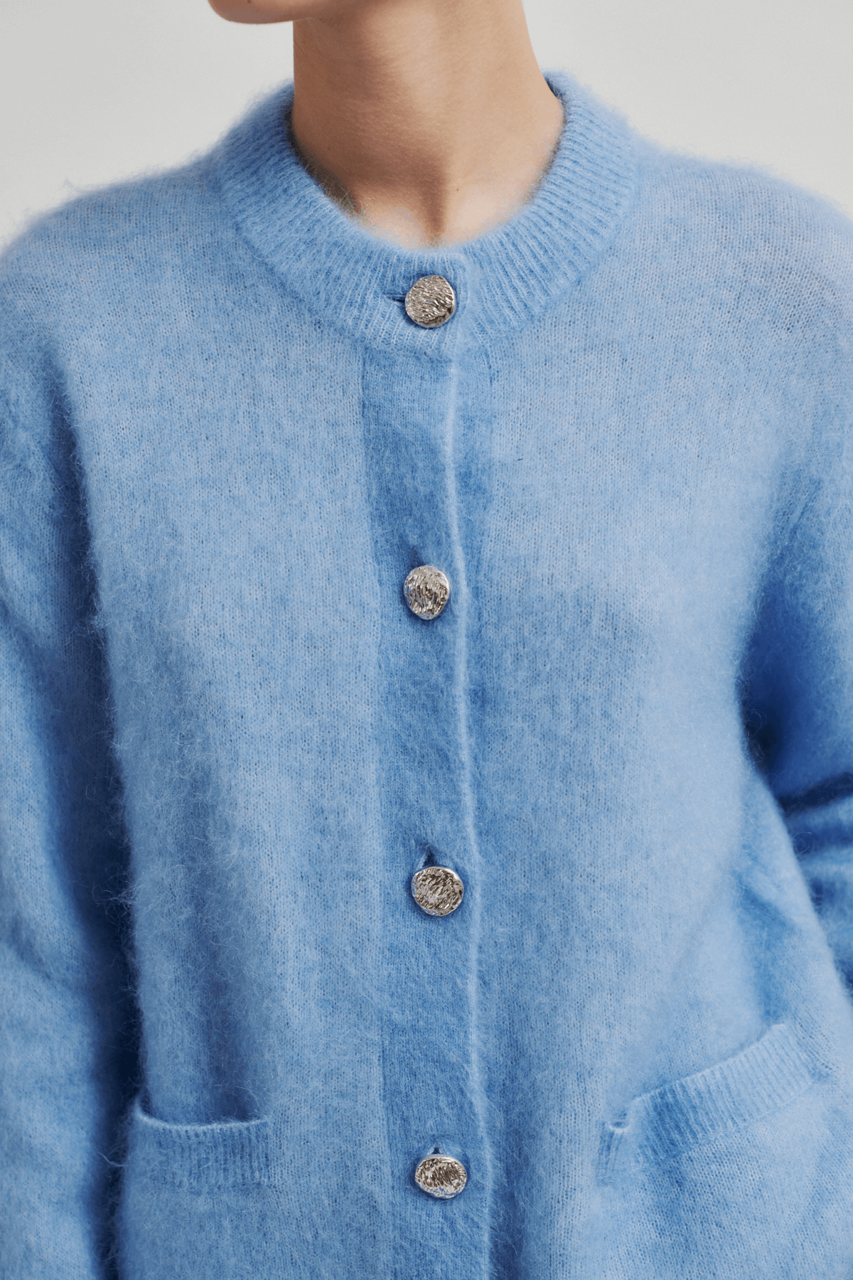 ANNELEEN KNIT CARDIGAN VISTA BLUE