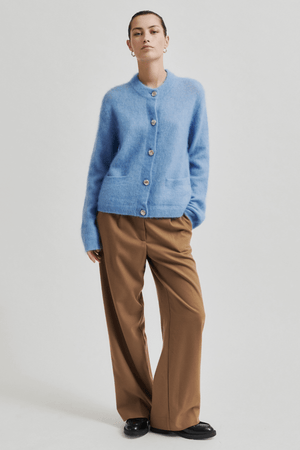 ANNELEEN KNIT CARDIGAN VISTA BLUE