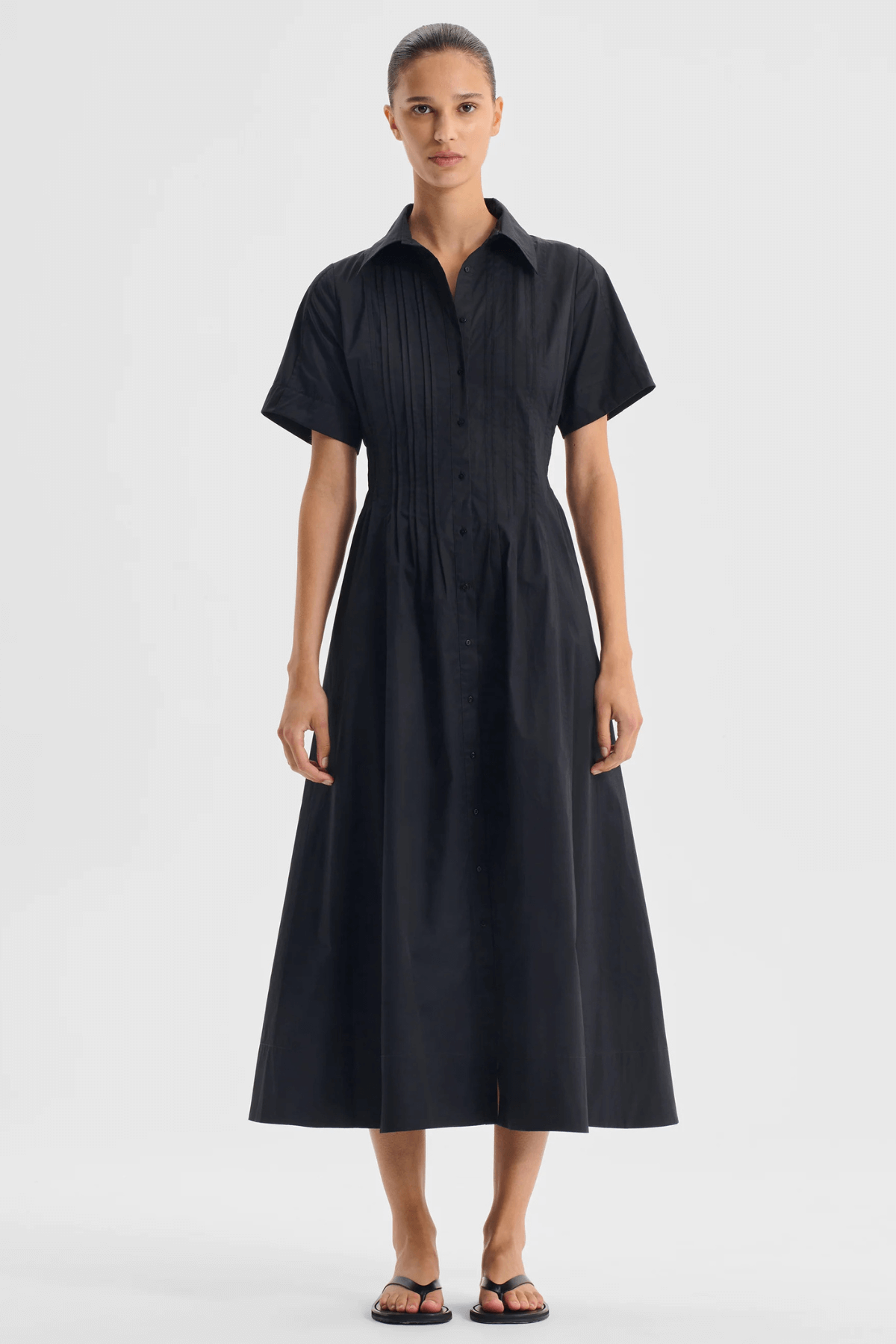 ARABELLA SHIRT DRESS BLACK