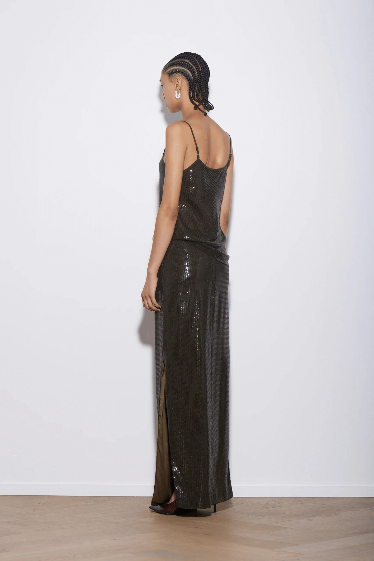 ARAMIS SEQUIN SKIRT TROPICAL