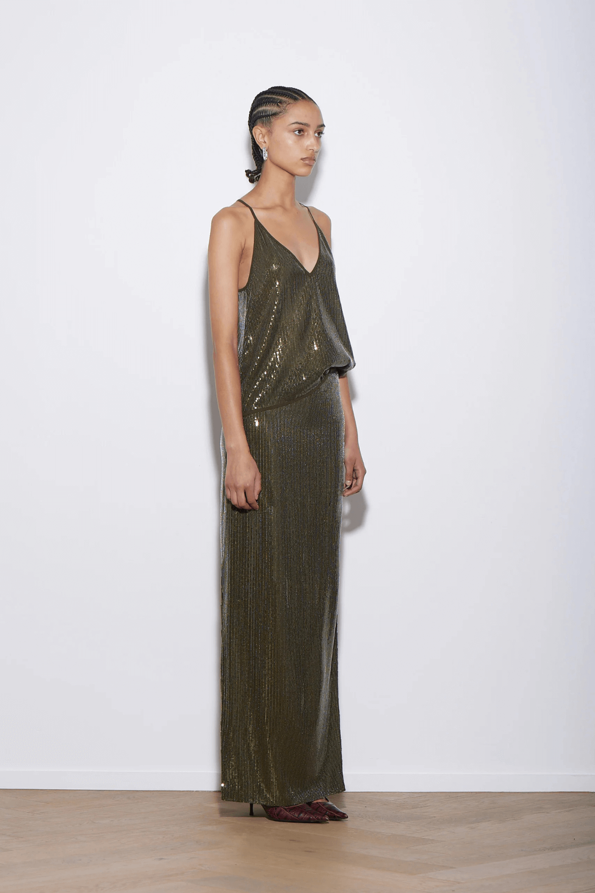 ARAMIS SEQUIN SKIRT TROPICAL