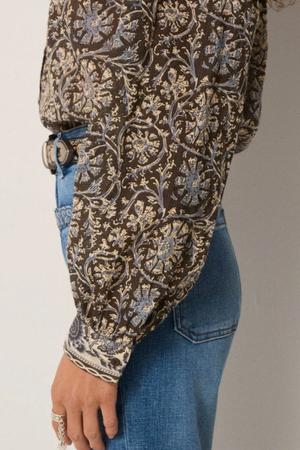 AMRIT BLOUSE BLUE ORCHID