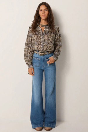 AMRIT BLOUSE BLUE ORCHID