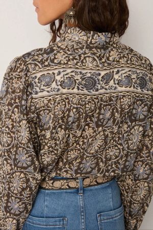 AMRIT BLOUSE BLUE ORCHID