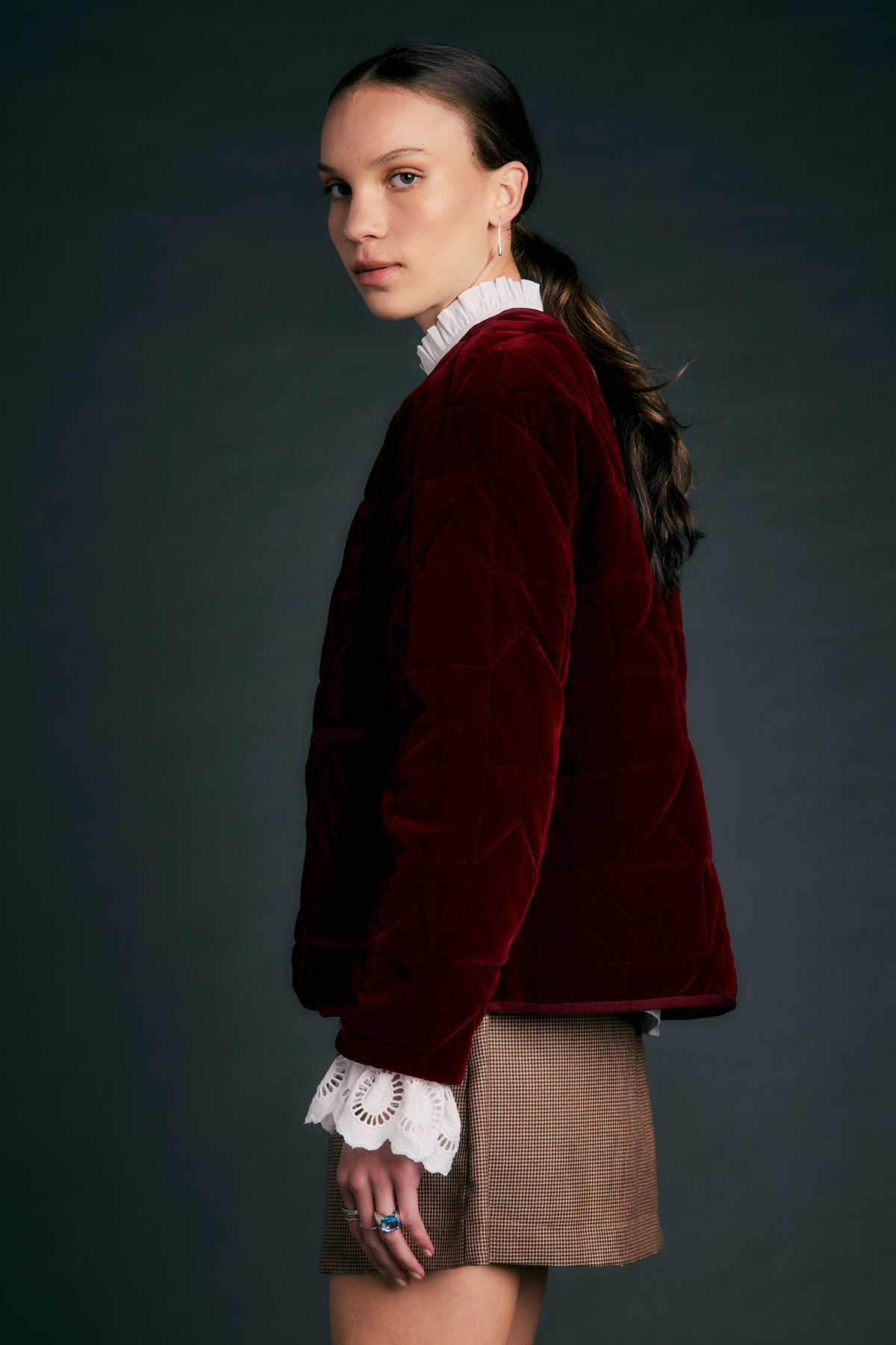 ASHFORD JACKET MERLOT