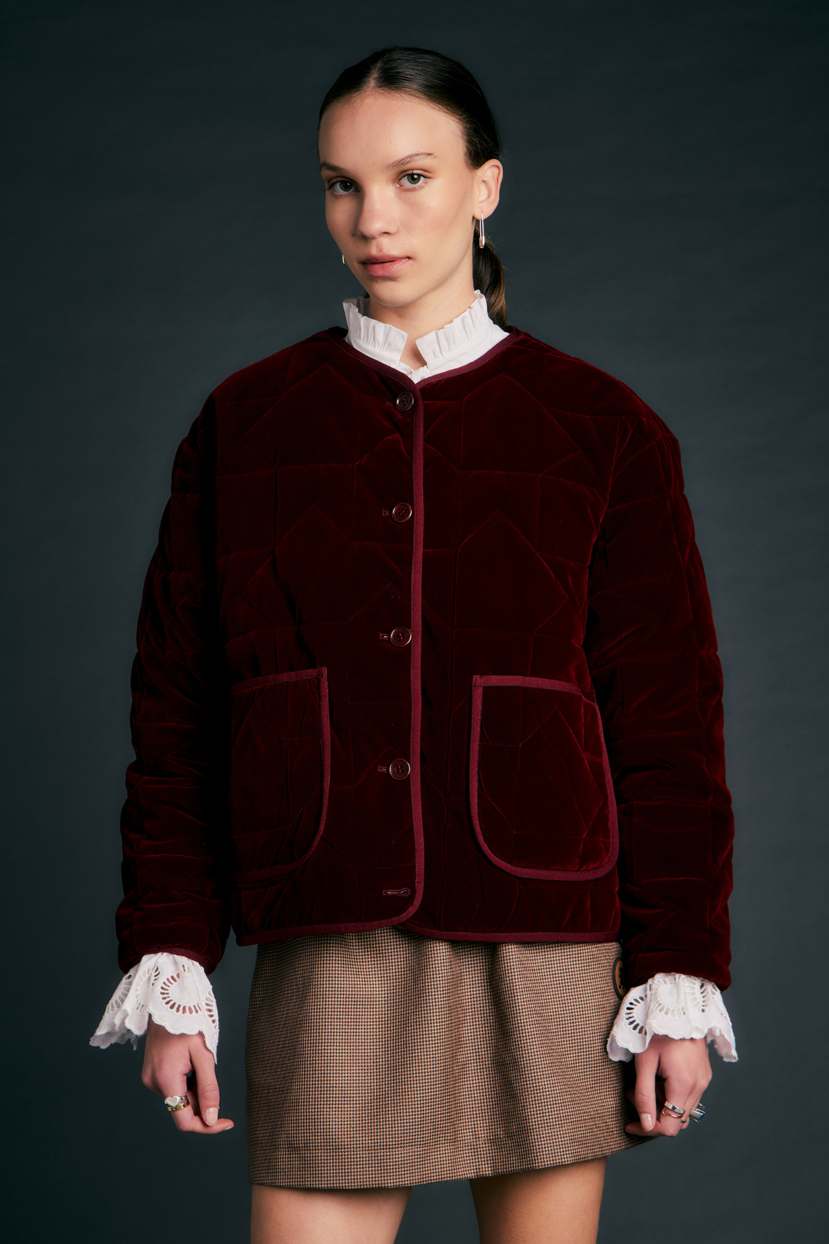 ASHFORD JACKET MERLOT