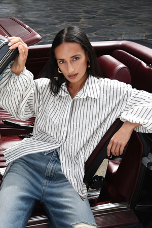 A-SHIRT YOUR POWER SHIRT WHITE STRIPE