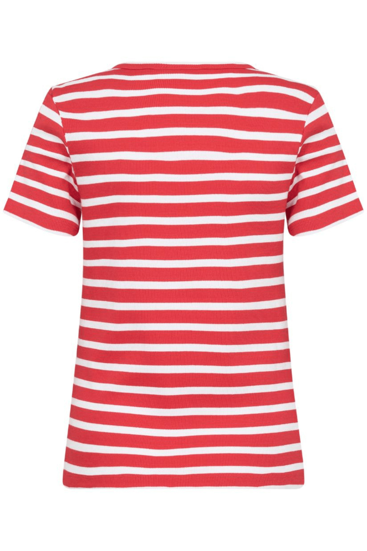 ASTER SS T-SHIRT FLAME WHITE STRIPE