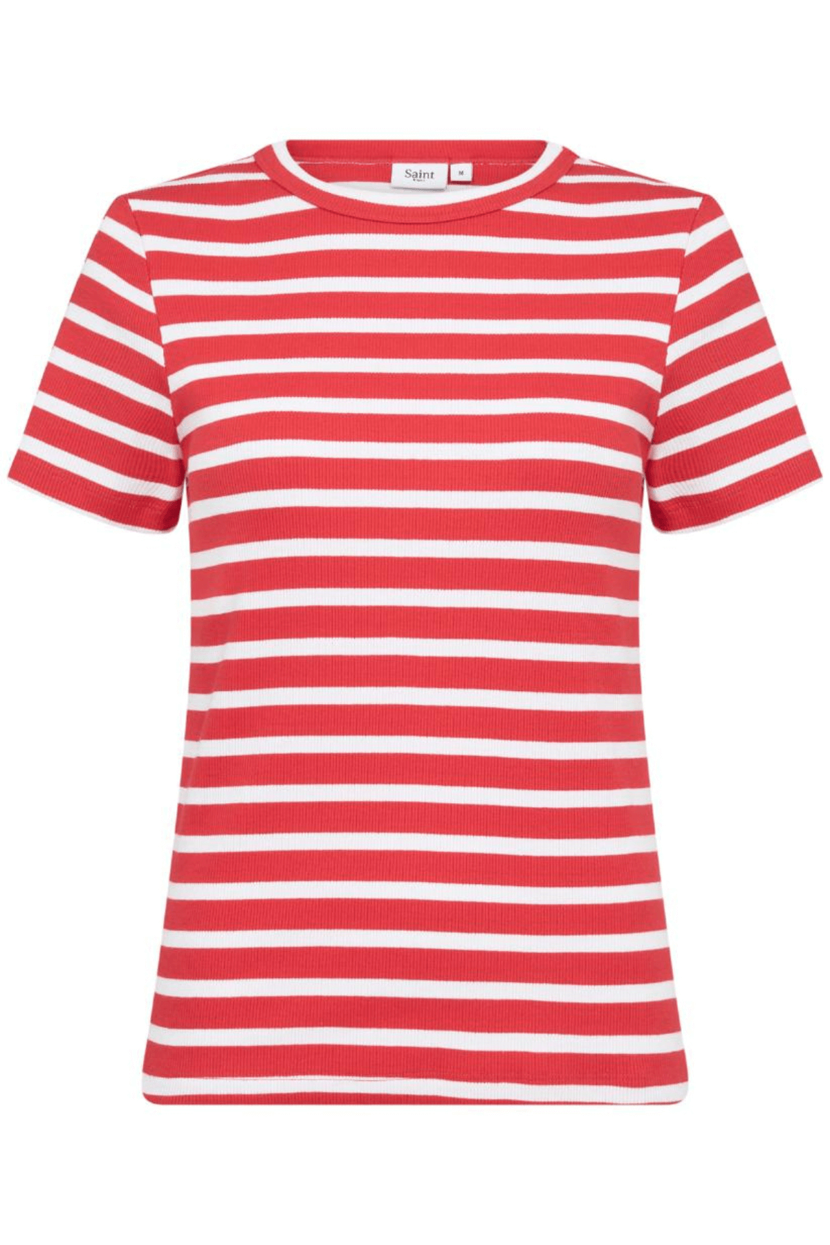 ASTER SS T-SHIRT FLAME WHITE STRIPE