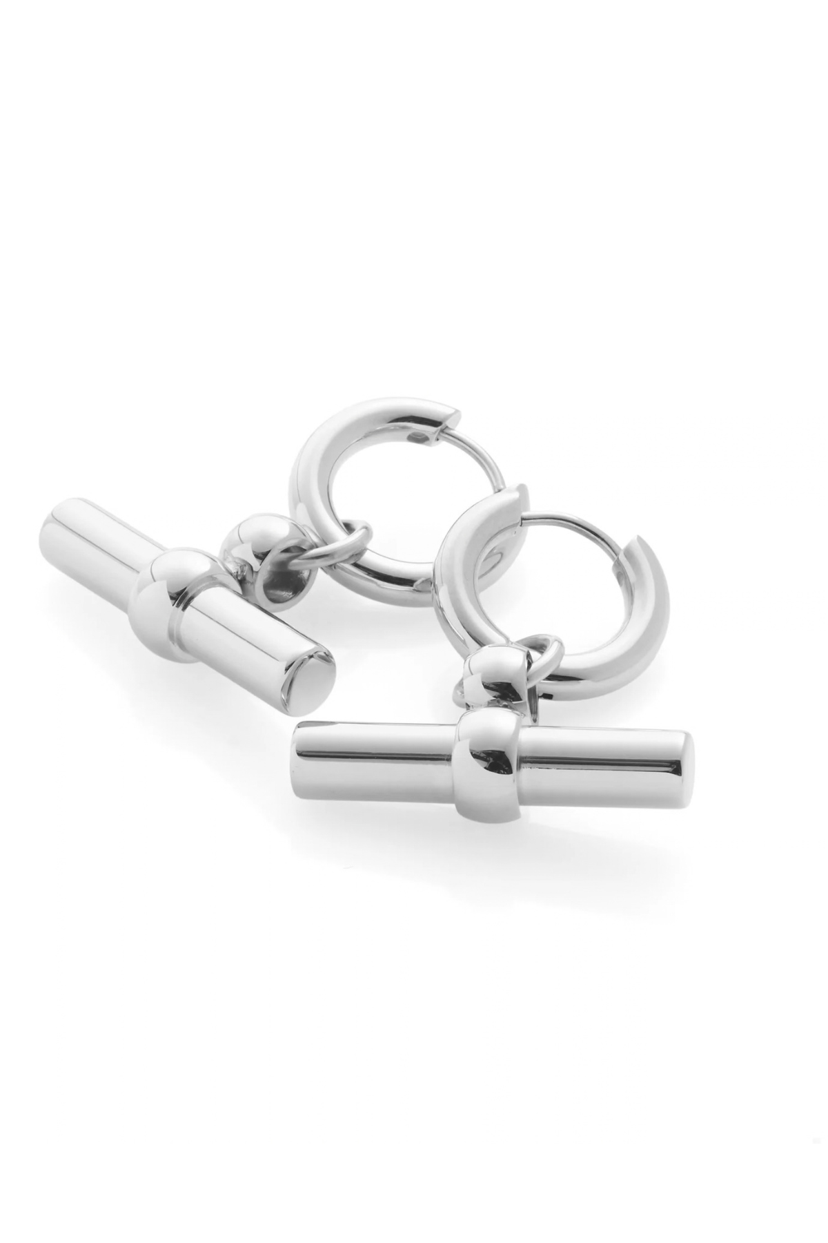 ATLAS HOOP EARRINGS SILVER