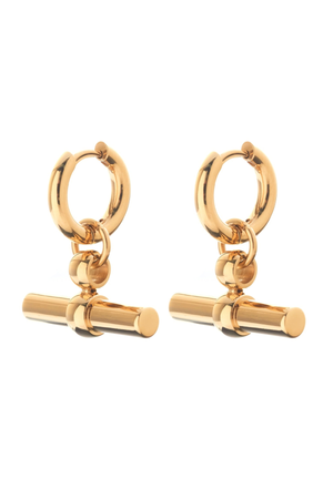 ATLAS HOOP EARRINGS GOLD