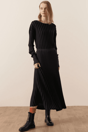 ATRIUM RIBBED TOP INK/BLACK