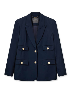 AURA CELLO BLAZER SALUTE NAVY