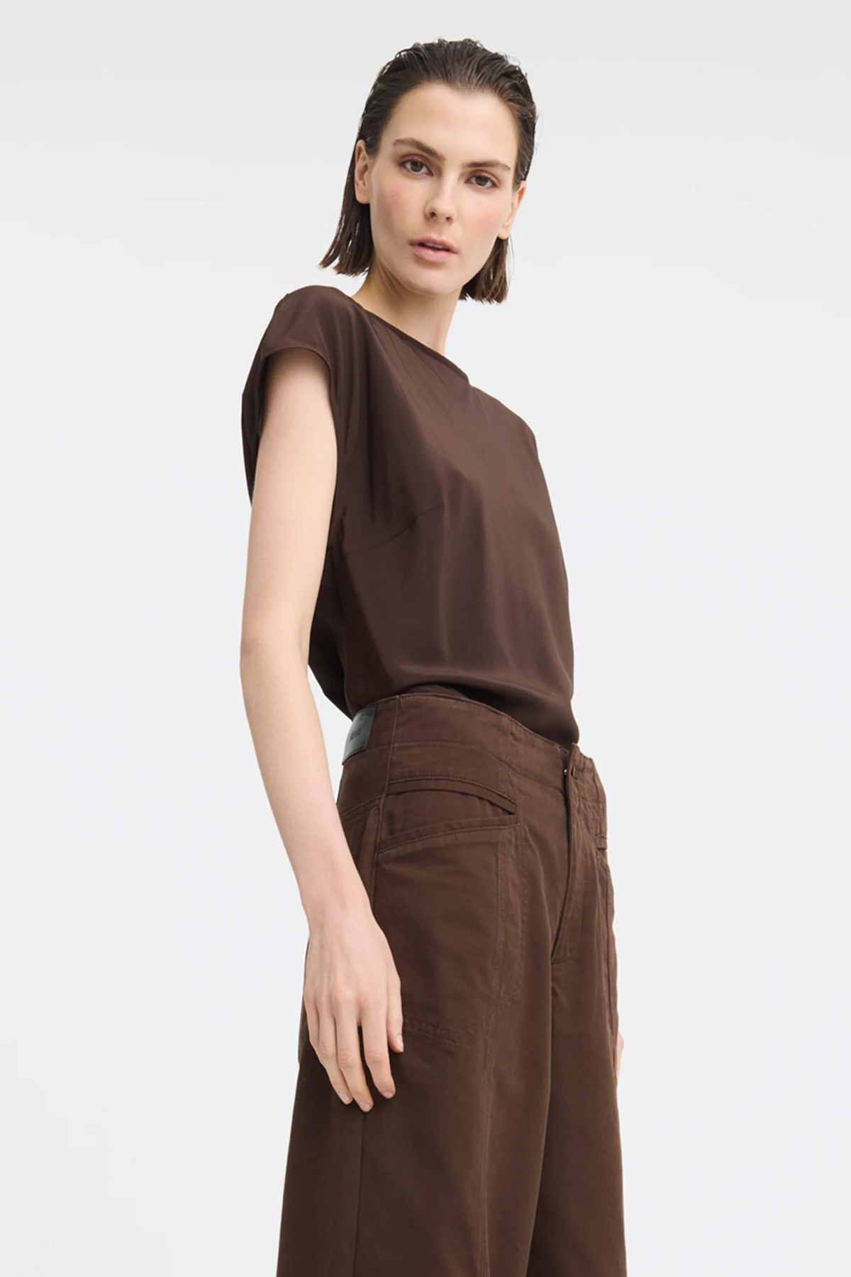 AURORA SILK TOP ESPRESSO