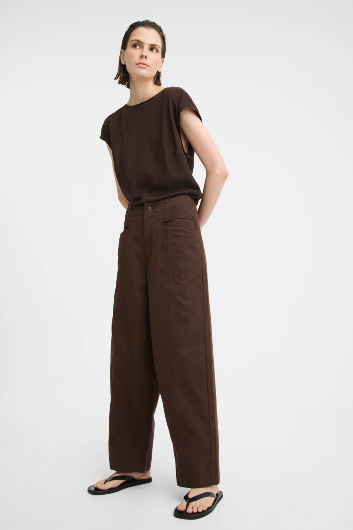 AURORA SILK TOP ESPRESSO