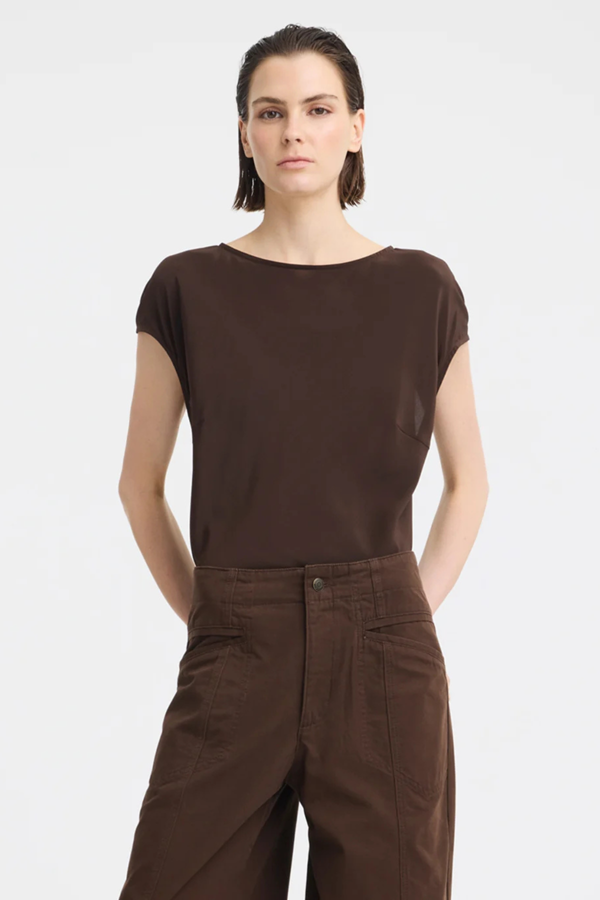 AURORA SILK TOP ESPRESSO