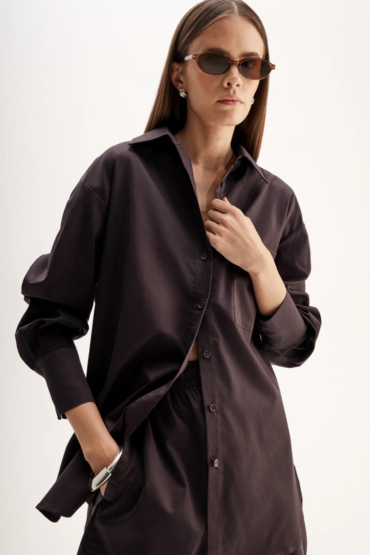 AUSTIN SHIRT CHOCOLATE