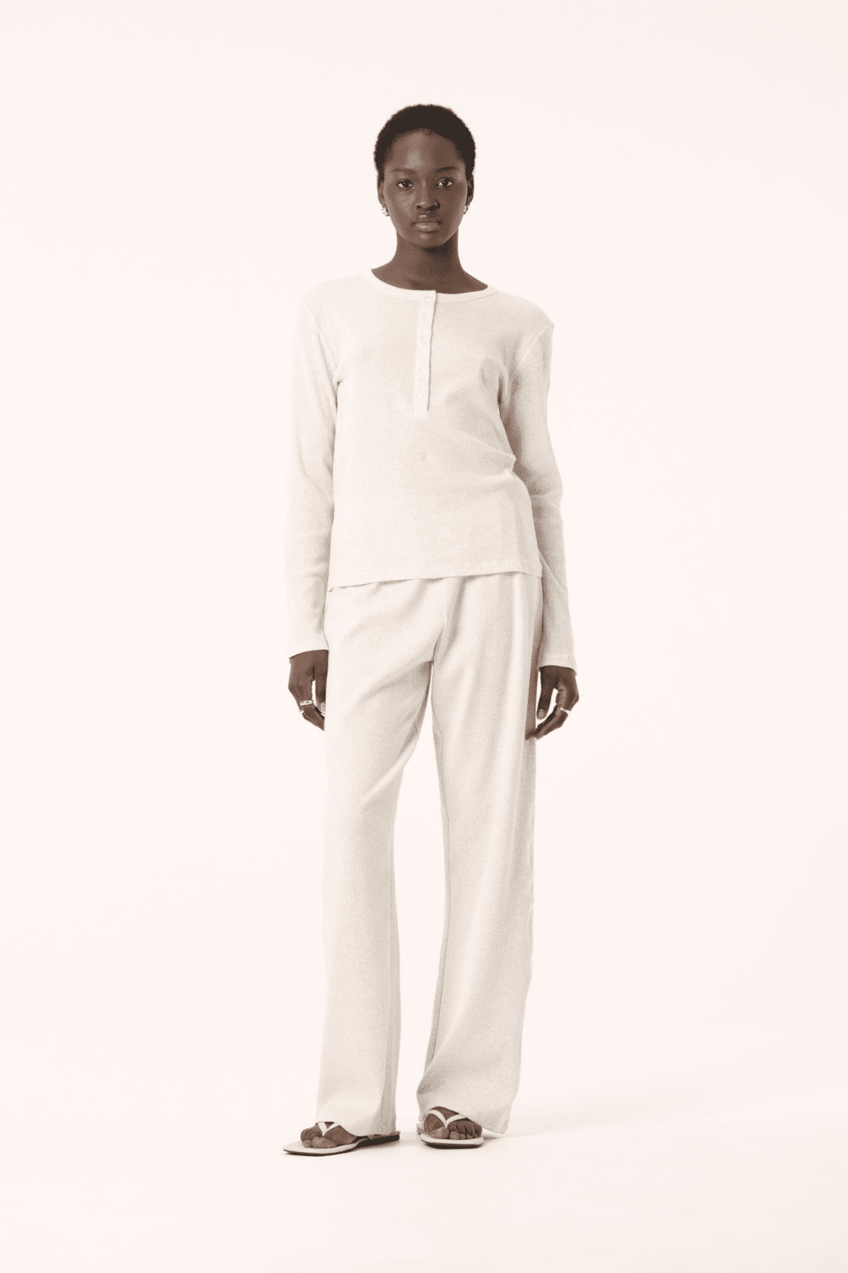 AUTUMN PJ SET WHITE MARLE
