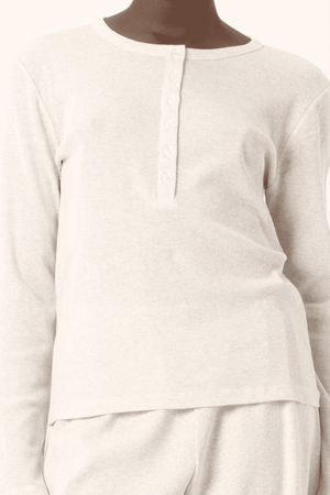 AUTUMN PJ SET WHITE MARLE