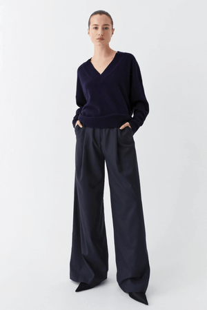 AVON KNIT PULLOVER NAVY