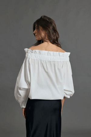 AYAKO BLOUSE BLANC